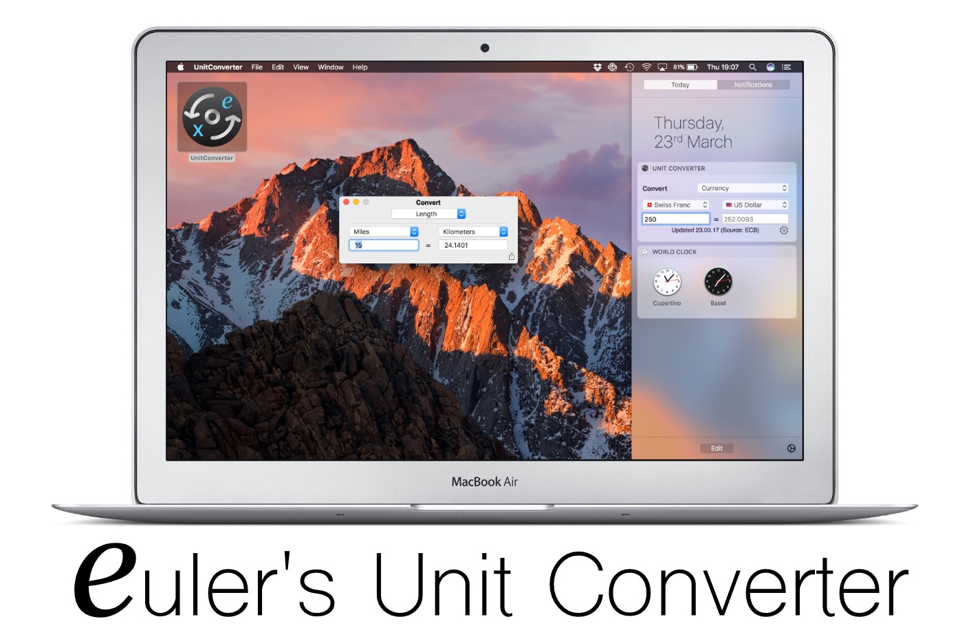 Euler's Unit Converter App