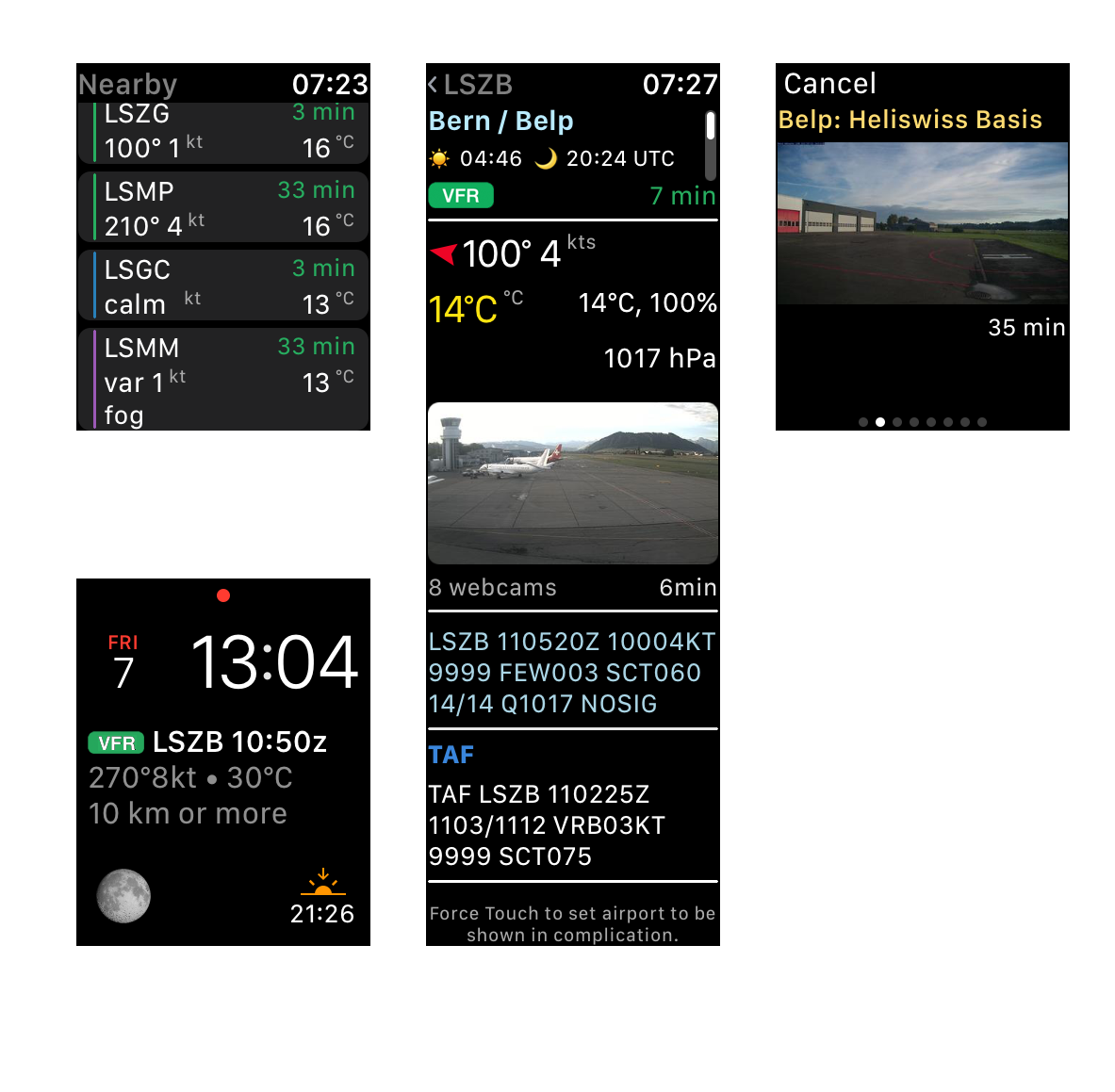 aeroweather app no longer shows decoded data