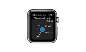 METAR Plot for Apple Watch